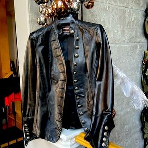 Women’s leather jacket, genuine leather lol. Some of you may not like that.